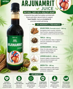 Arjunamrit Juice - Daily Ayurvedic Wellness Juice