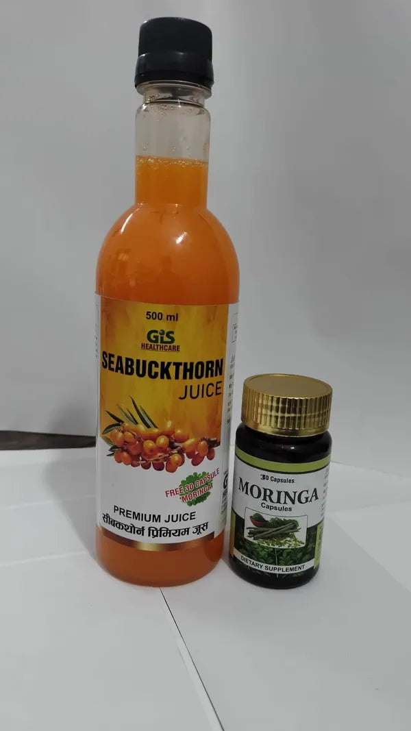 Sea Buckthorn Moringa With Free Capsule