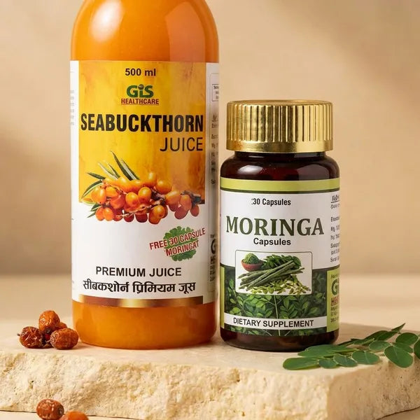 Sea Buckthorn Moringa With Free Capsule