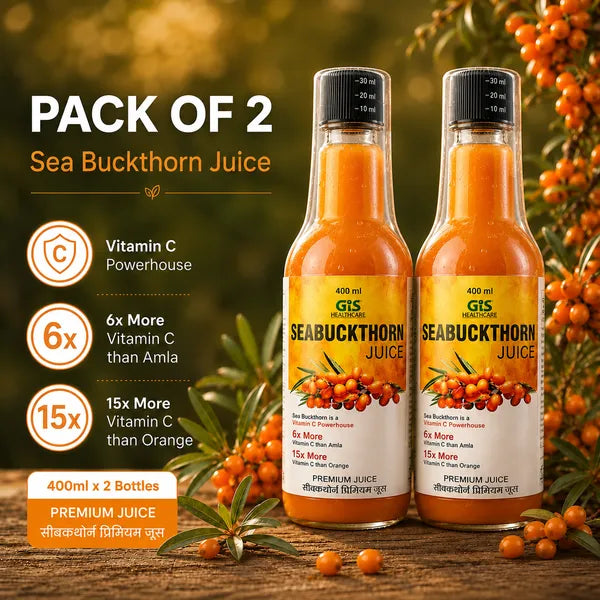 100% Natural Sea Buckthorn Juice – Feel the Wellness in Every Sip! Pack of 2