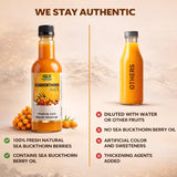 Premium Sea Buckthorn Juice - in Glass bottle