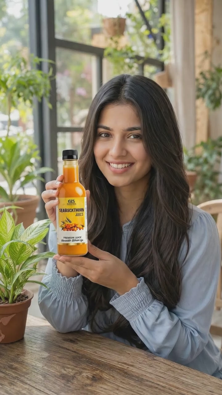 100% Natural Sea Buckthorn Juice – Feel the Wellness in Every Sip! Pack of 2