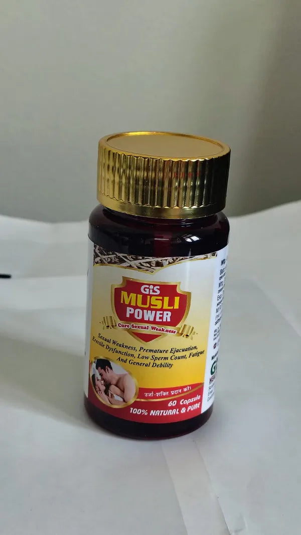 Musli Extract Herbal Blend Power Capsule